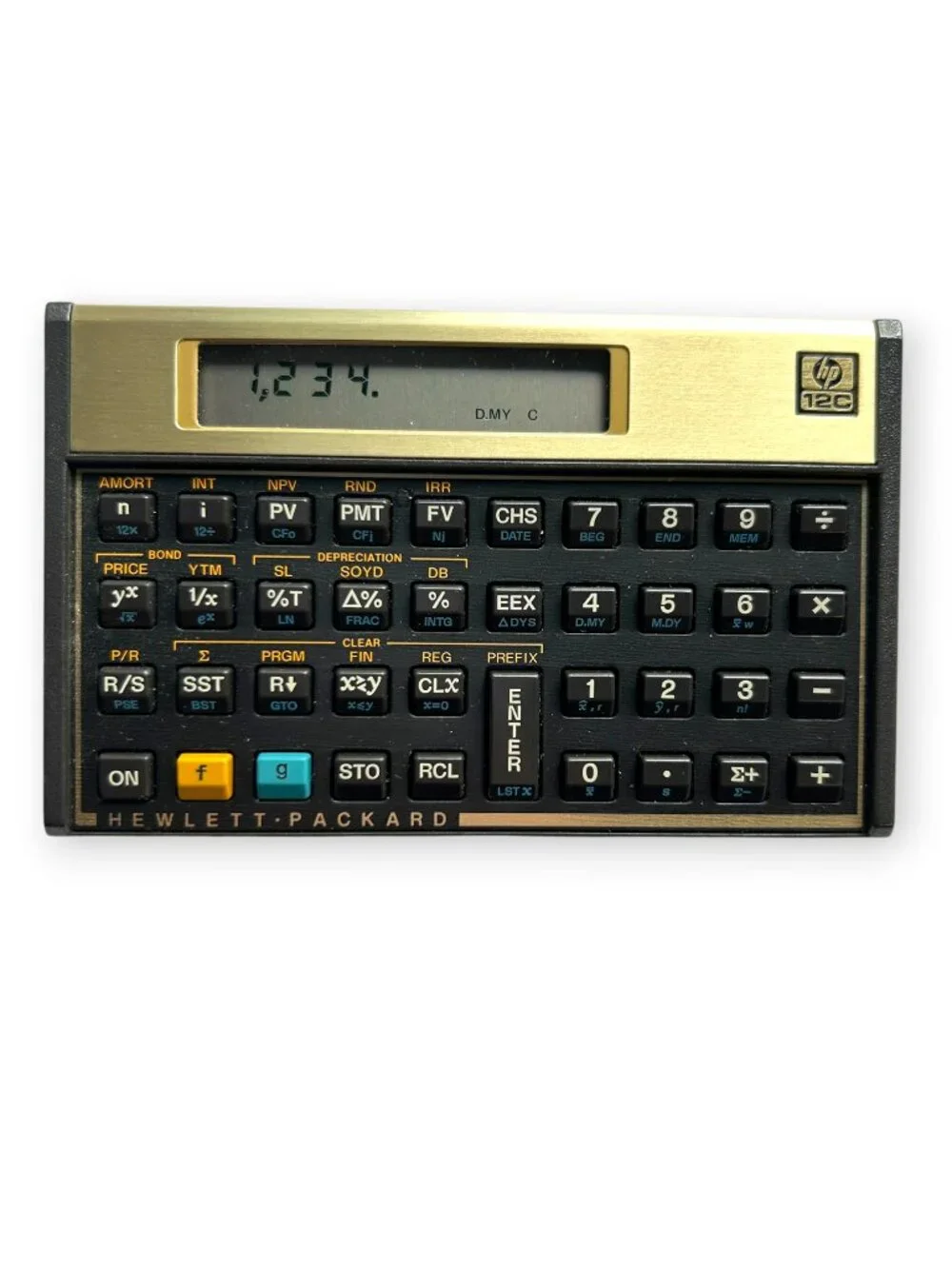 Vintage Hewlett-Packard 12c Financial Calculator w/Case TESTED & WORKING